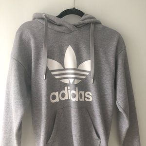 adidas gray hoodie